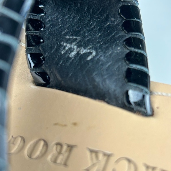 JACK ROGERS LOW WEDGE SANDAL BLACK SIZE 7 - Picture 8 of 10